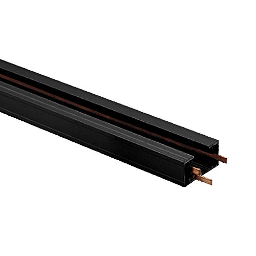 Jesco Lighting LTR4BK Accessory - 4' Single Circuit Wire Track System, Track Options: L - 2-Wire Single Circuit Trac, Choose Finish: BK: Black
