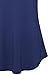 Tanks for Women,Bepei Shirts with Pockets Sleeveless Tanks Loose Fit Blue L