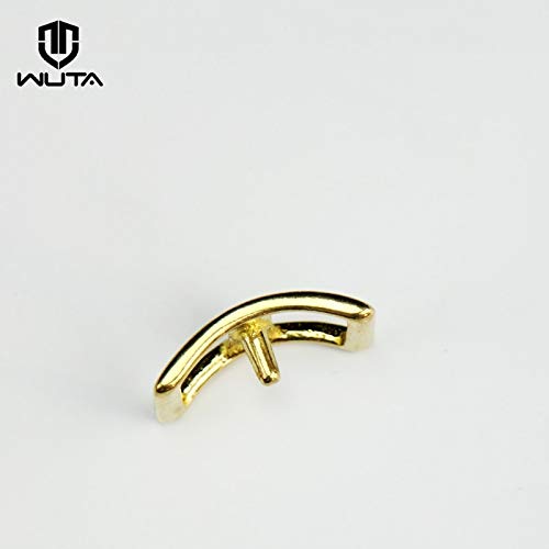 Kamas WUTA Brass Conway Harness Buckle Horse Bridle Tack Belt Biker Nail Buckle DIY Leather Suitable for Quick Connect(Pack of 2/5pcs) - (Size: 2pcs, Color: 003-16mm Inner Width) - Thumbnail 3