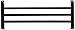 Camco 43976 RV Screen Door Push Bar, Black - Adds Strength and Stability to Your Screen Door - Prevents Torn Screens