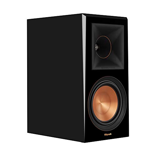 Klipsch RP-600M-PB Piano Black Bookshelf Speaker – Pair