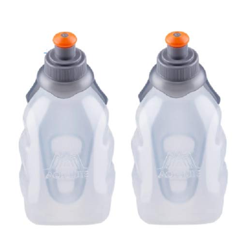 AONIJIE Flowing Water Bottle BPA-Free 2 Pieces 250 ml for Hydration Backpack Vest (2 x 250 ml)