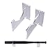 RonXer Baseball Bat Display Wall Mount,Acrylic Softball Bat Rack Holder for Souvenir Storage