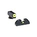 AMERIGLO Cap Green Tritium Night Sight Set, LumiGreen Square Outline Front/LumiGreen Line Rear - Compatible with Glock 42,43, 43X, 48