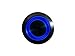 mod/smart Blue Illuminated Bulgin Style Latching Vandal Switch - 22mm -Black Housing - Ring Illumination