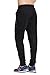 BALEAF Men's Running Pants Slim Fit Tapered Joggers Sweatpants with Pockets Athletic Pants for Cold Weather Sports Workout Black XL
