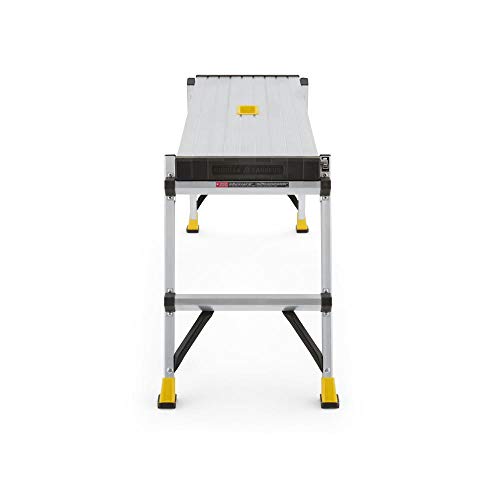 Gorilla Ladders GLWP51P 4.25 ft. x 1.67 ft. x 1 ft. Aluminum HeavyDuty PRO SlimFold Work