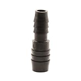 Hydro Flow Barbed Reducer Fitting, 1/2 Inch to 3/8 Inch, Bag of 10
