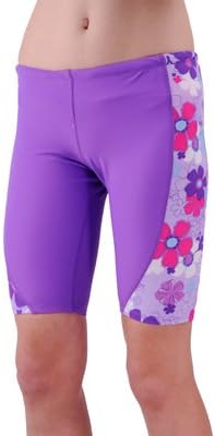 Tuga Girls UV Swim Shorts Jammer Style 2-14 Years UPF50+ (Blossom Pink, Violet, Aquamarine, Coral Pink, Orchid Purple, Morado Purple, Rosita Pink & Turquesa)