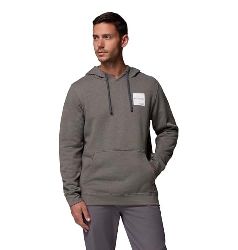 Columbia Trek Hoodie, Fleece mit Aufdruck, Abenteuerbereites Stretch, Verstellbare Kapuze, Baumwollreiches Jersey, Gerippte Kanten, Kängurutasche - Herren