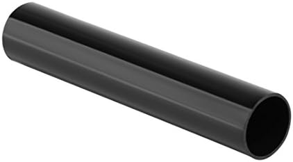 Worker 10CM Plastic Straight Grained Pipe Modified Barrel Extension for nerf n-strike elite stryfe/retaliator blasters - Black