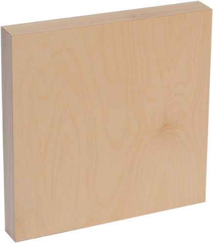 American Easel 10 Inch by 10 Inch by 1 5/8 Inch Deep Cradled Painting Panel by "American Easel, LLC."