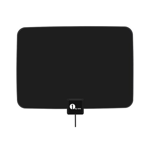1byone HDTV Antenna - 35 Miles Range with 10 Feet High Performance Coaxial Cable