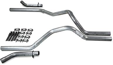 Truck Exhaust Kits - Shop Line dual exhaust system 2.5 AL pipe No Muffler Corner exit