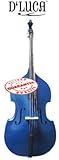 D'LUCA UPRIGHT BASS BLUE 3/4 DD-BLUE
