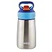 Contigo Autospout Straw Striker Chill Stainless Steel Kids Water Bottle, 10 Oz, Sapphire