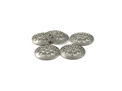 10 Premium Curved 304 Stainless Steel Concave Pipe Screens (.472" (12 mm) - 10 Pack) - Thumbnail 3