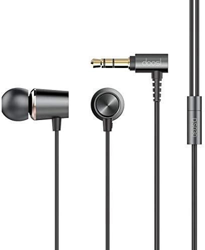 Wired Earphones, Doosl Earbud Headphones Snug Fit Passive Noise Cancelling Headphones, Hi-Fi Sound Quality, No Mic