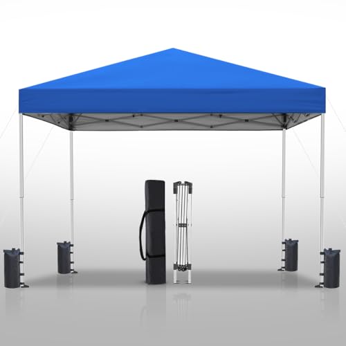 Foristrail 10x10ft Pop Up Canopy Tent Instant Shelter, Portable Outdoor Sun Sha…