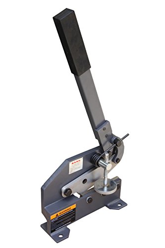 Kaka Industrial HS-6 6-Inch Sheet Metal Plate Shear, Heavy Steel Frame, Mounting Type Metal Shear, High Accuracy Manual Hand Plate Shear