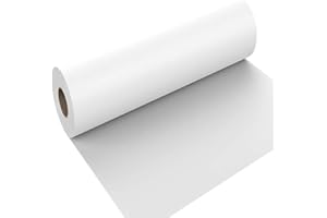 Water Soluble Stabilizer for Embroidery Backing & Topping (15 in x 25 yd Roll), Seneme 1.5oz Embroidery Stabilizers - Wash Away Embroidery Stabilizer for Machine Embroidery Stabilizer and Hand Sewing