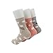 FloraKoh Women Cotton Crew Casual Socks 3pair Pack (Sheep)
