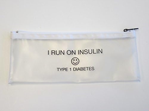 I run on Insulin clear Pencil case