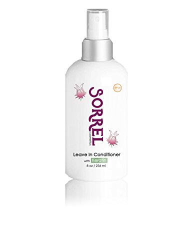 Leave-In Conditioner with Keratin and Sorrel, Conditioning Spray for Dry, Damaged Hair, 8oz