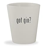 got gio? - White Ceramic 1.5oz Shot Glass