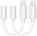 iPhone 7/7Plus Adapter Headphone Jack 2Pack,Kaluote Lightning to 3.5 mm Headphone Jack Adapter for iPhone 7/7 Plus Accessories (ios 10.3) White