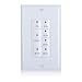 Maxxima 1875 Watt 7 Button Countdown Timer Switch Maximum 60 Minutes Delay, 1/2 HP Perfect for Bathroom Exhaust Fans, Wall Plate included