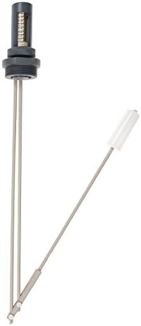 Krueger Sentry Gauge P-55-1.5 Barrel Gauge, 1.5" Item Width, Peek Plastic, NPT Male, 1.5" Item Diameter