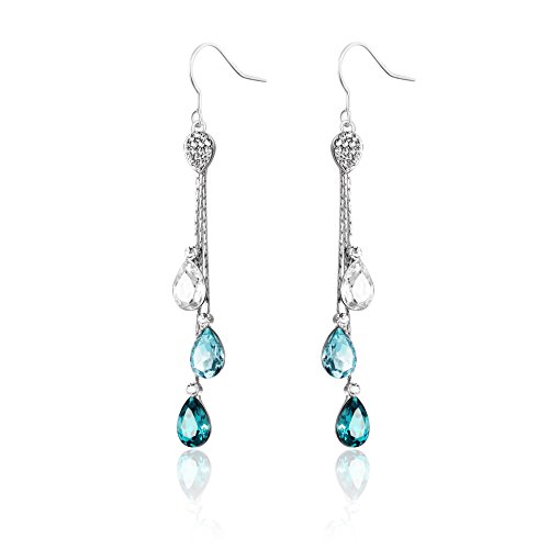 Neoglory jewelry teardrop made with swarovski element c…