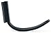 10pc Matte Black Iron Wire Hooks - Modern Wide Iron Hooks to Hang Your Favorite Bags. Equipped with 40 17mm Screws for a Strong, Sturdy Hold