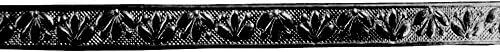 Walter Kunze Design Dresden Trim Border Blossom Strips, 2/9-Inch, Black