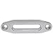 Hawse Fairlead Mount - Winch Fairlead for Synthetic Winch Rope Cable Line Rope Lead Guide Polished Aluminum Universal ATV/UTV Hawse Fairlead