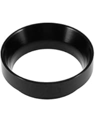 Espresso Dosing Funnel Aluminum Coffee Dosing Ring Replacement-for 58mm Portafilters ((Black))