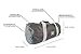 Small Gym Bag for Men and Women Sports Travel Duffle Overwake Original Black 19 inch Updated 2019 Model