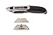 Heavy Duty Utility Knife | ARES 70341 | 2-Position Manual Retraction and Quick Blade Change Design | 3 Blades Included with Knife
