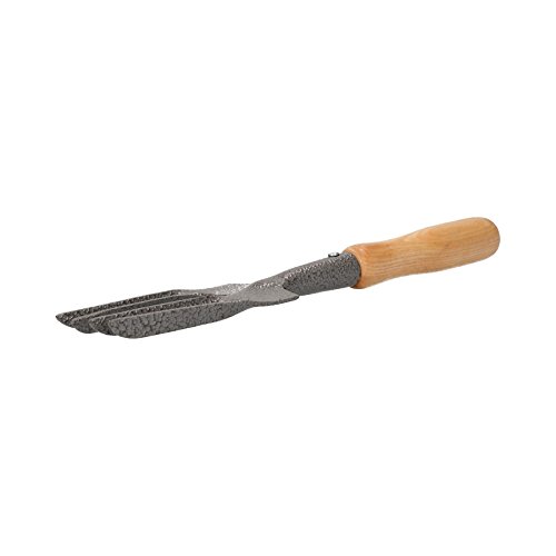 AB Tools-Toolzone Garden Hand Fork Shovel Spade Digging Gardening Tool with Wooden Handle - Thumbnail 2