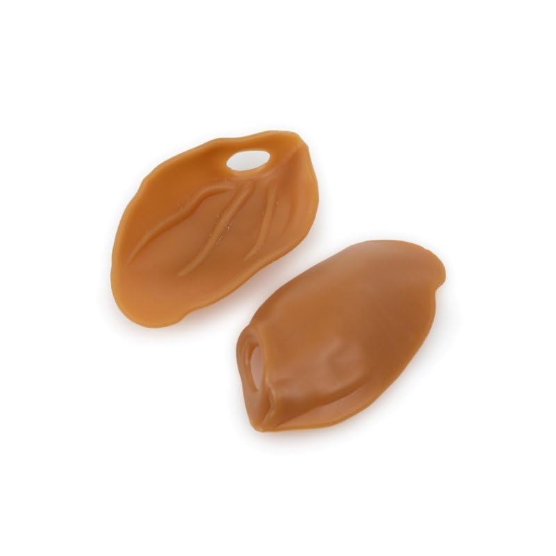 Vegan Veggie Pigs Ears for Dogs - Pack of 6