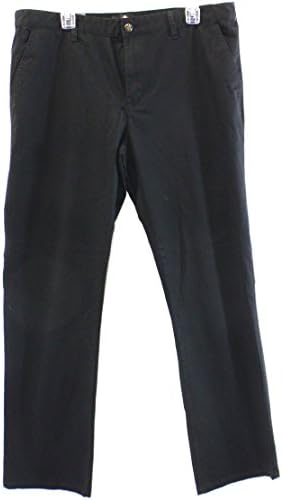 ARGYLE CULTURE Mens 34x32 Khakis Chinos Flat Front Pants Black 34