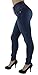 Style M1213– Colombian Design, High Waist, Butt Lift, Levanta Cola, Skinny Jeans in M. Blue Size 11