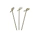 Royal Bamboo Knot Cocktail and Hors' D'oeuvre Pick, 4-Inch, Green - 100 ct