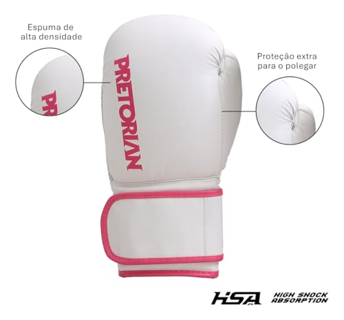 Luva de Boxe e Muay Thai FX2 Pretorian + Protetor Bucal + Bandagem 2.8M