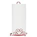 Scrolled Heart Paper Towel Holder