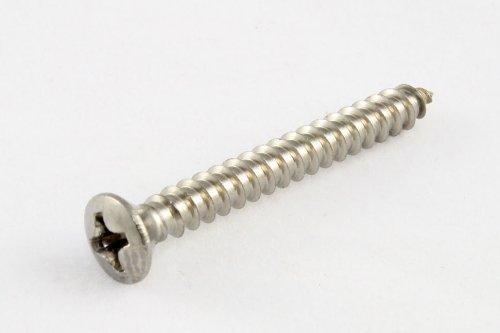 4 Strap Button Screws Phillips Head Stainless Steel Allparts GS-0003-005