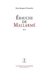 Ébauche de Mallarmé
