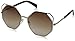 Marc by Marc Jacobs Women's MMJ479S Aviator Sunglasses, Gold & Brown Gradient,...