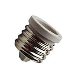 Femitu Mogul to Medium Base Adapter Light Bulb Socket Reducer E39 to E26 Adapter